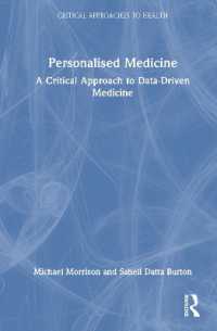 Personalised Medicine : A Critical Approach to Data-Driven Medicine (Critical Approaches to Health)