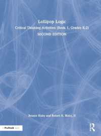 Lollipop Logic : Critical Thinking Activities (Book 1, Grades K-2) （2ND）
