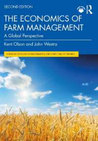 農園経営の経済学（第２版）<br>The Economics of Farm Management : A Global Perspective (Routledge Textbooks in Environmental and Agricultural Economics) （2ND）