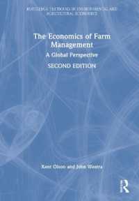 農園経営の経済学（第２版）<br>The Economics of Farm Management : A Global Perspective (Routledge Textbooks in Environmental and Agricultural Economics) （2ND）