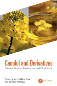 Canolol and Derivatives : Chemistry, Extraction, Properties and Application in Food