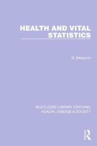Health and Vital Statistics (Routledge Library Editions: Health, Disease and Society)