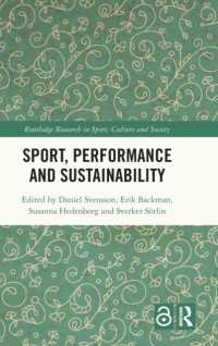 Sport, Performance and Sustainability (Routledge Research in Sport, Culture and Society)