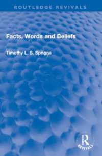 Facts, Words and Beliefs (Routledge Revivals)
