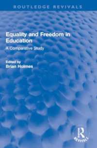 Equality and Freedom in Education : A Comparative Study (Routledge Revivals)