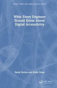 What Every Engineer Should Know about Digital Accessibility (What Every Engineer Should Know)