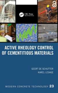 Active Rheology Control of Cementitious Materials (Modern Concrete Technology)