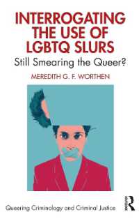 LGBTQへの中傷行為を問う<br>Interrogating the Use of LGBTQ Slurs : Still Smearing the Queer? (Queering Criminology and Criminal Justice)