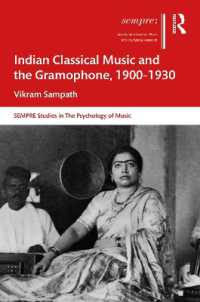 Indian Classical Music and the Gramophone, 1900-1930 (Sempre Studies in the Psychology of Music)