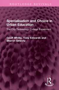 Specialisation and Choice in Urban Education : The City Technology College Experiment (Routledge Revivals)