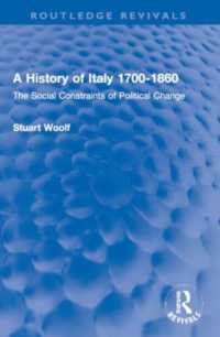 A History of Italy 1700-1860 : The Social Constraints of Political Change (Routledge Revivals)