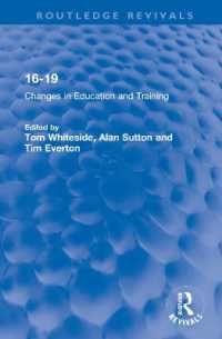 16-19 : Changes in Education and Training (Routledge Revivals)