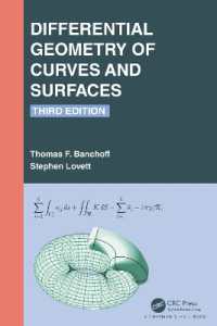 曲線と曲面の微分幾何学（テキスト・第３版）<br>Differential Geometry of Curves and Surfaces （3RD）