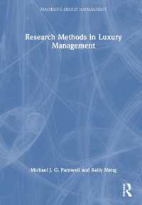 Research Methods in Luxury Management (Mastering Luxury Management)