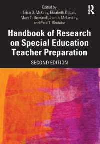 Handbook of Research on Special Education Teacher Preparation （2ND）