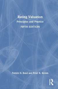不動産評価の原理と実務（第５版）<br>Rating Valuation : Principles and Practice （5TH）