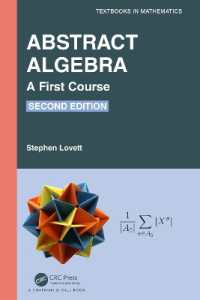 抽象代数学ファーストコース（テキスト・第２版）<br>Abstract Algebra : A First Course (Textbooks in Mathematics) （2ND）