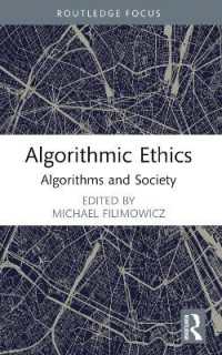 Algorithmic Ethics : Algorithms and Society (Algorithms and Society)
