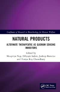 天然物：クオラムセンシング抑制としての代替治療法<br>Natural Products : Alternate Therapeutic as Quorum Sensing (QS) Inhibitors (Confluence of Research in Biotechnology for Human Welfare)