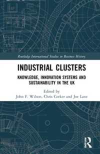 Industrial Clusters : Knowledge, Innovation Systems and Sustainability in the UK (Routledge International Studies in Business History)