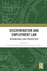 Discrimination and Employment Law : International Legal Perspectives