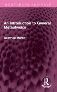 An Introduction to General Metaphysics (Routledge Revivals)