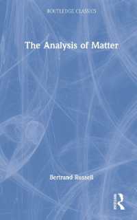 バートランド・ラッセル著／物質の分析（新版）<br>The Analysis of Matter (Routledge Classics)
