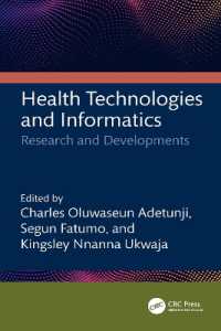 Health Technologies and Informatics : Research and Developments