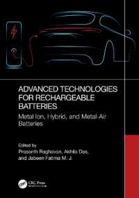 Advanced Technologies for Rechargeable Batteries : Metal Ion, Hybrid, and Metal-Air Batteries