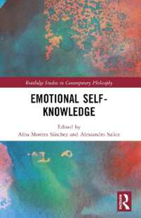 Emotional Self-Knowledge (Routledge Studies in Contemporary Philosophy)
