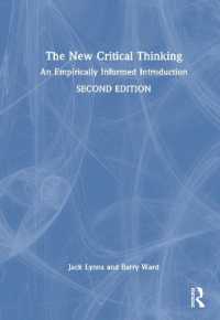 新たな批判的思考入門（第２版）<br>The New Critical Thinking : An Empirically Informed Introduction （2ND）
