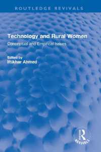 Technology and Rural Women : Conceptual and Empirical Issues (Routledge Revivals)