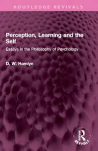 Perception, Learning and the Self : Essays in the Philosophy of Psychology (Routledge Revivals)