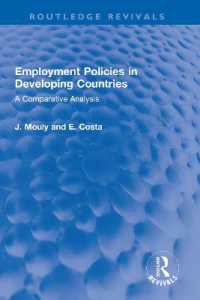 Employment Policies in Developing Countries : A Comparative Analysis (Routledge Revivals)