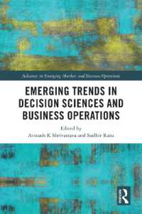 Emerging Trends in Decision Sciences and Business Operations (Advances in Emerging Markets and Business Operations)