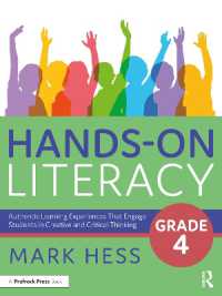 Hands-On Literacy, Grade 4 : Authentic Learning Experiences That Engage Students in Creative and Critical Thinking