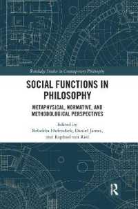 Social Functions in Philosophy : Metaphysical, Normative, and Methodological Perspectives (Routledge Studies in Contemporary Philosophy)
