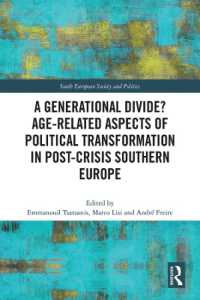 A Generational Divide? Age-related Aspects of Political Transformation in Post-crisis Southern Europe (South European Society and Politics)