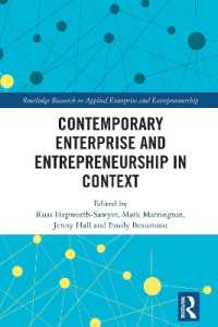 Contemporary Enterprise and Entrepreneurship in Context (Routledge Research in Applied Enterprise and Entrepreneurship)