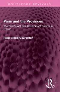 Paris and the Provinces : The Politics of Local Government Reform in France (Routledge Revivals)
