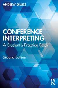 会議通訳練習帳（第２版）<br>Conference Interpreting : A Student's Practice Book （2ND）