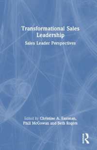 Transformational Sales Leadership : Sales Leader Perspectives