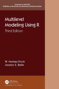 Ｒによるマルチレベル・モデリング（第３版）<br>Multilevel Modeling Using R (Chapman & Hall/crc Statistics in the Social and Behavioral Sciences) （3RD）