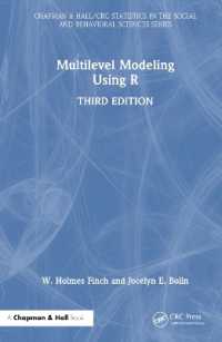 Ｒによるマルチレベル・モデリング（第３版）<br>Multilevel Modeling Using R (Chapman & Hall/crc Statistics in the Social and Behavioral Sciences) （3RD）
