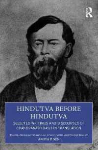 Hindutva before Hindutva : Selected Writings and Discourses of Chandranath Basu in Translation