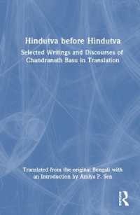 Hindutva before Hindutva : Selected Writings and Discourses of Chandranath Basu in Translation
