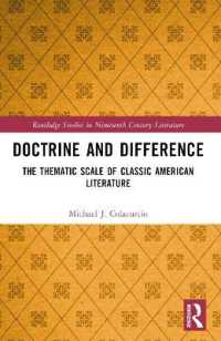 Doctrine and Difference : The Thematic Scale of Classic American Literature (Routledge Studies in Nineteenth Century Literature)