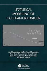 Statistical Modelling of Occupant Behaviour -- Paperback / softback