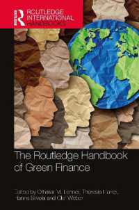 ラウトレッジ版　グリーン金融ハンドブック<br>The Routledge Handbook of Green Finance (Routledge International Handbooks)