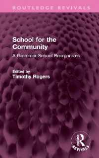 School for the Community : A Grammar School Reorganizes (Routledge Revivals)